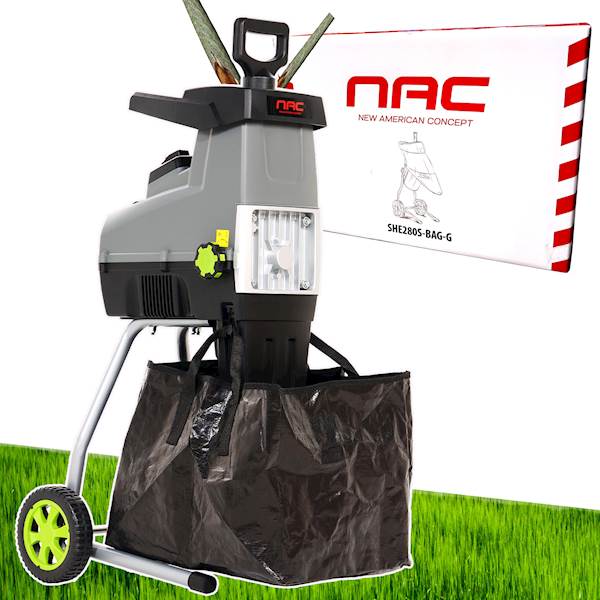 ROZDRABNIACZ DO GAŁĘZI NAC SHE280S-BAG-G