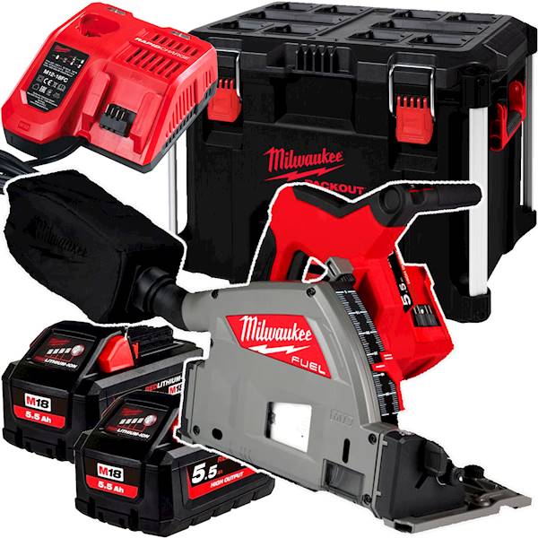 Zagłębiarka 165mm Milwaukee M18FPS55 -552P 2x5,5Ah