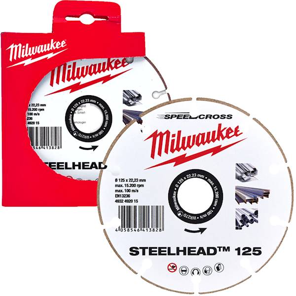 Tarcza diamentowa STAL INOX Milwaukee 125mm - 4932492015