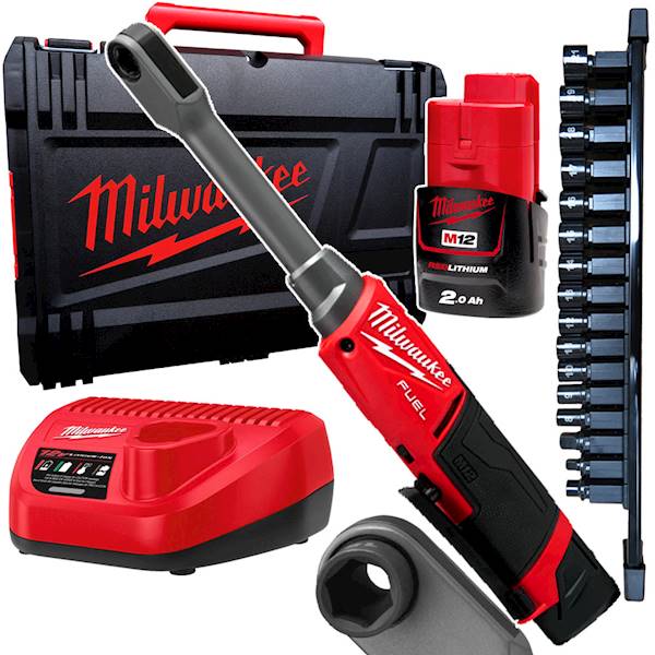 Grzechotka przelotowa ZESTAW Milwaukee  M12FPTR-202X   4933480754
