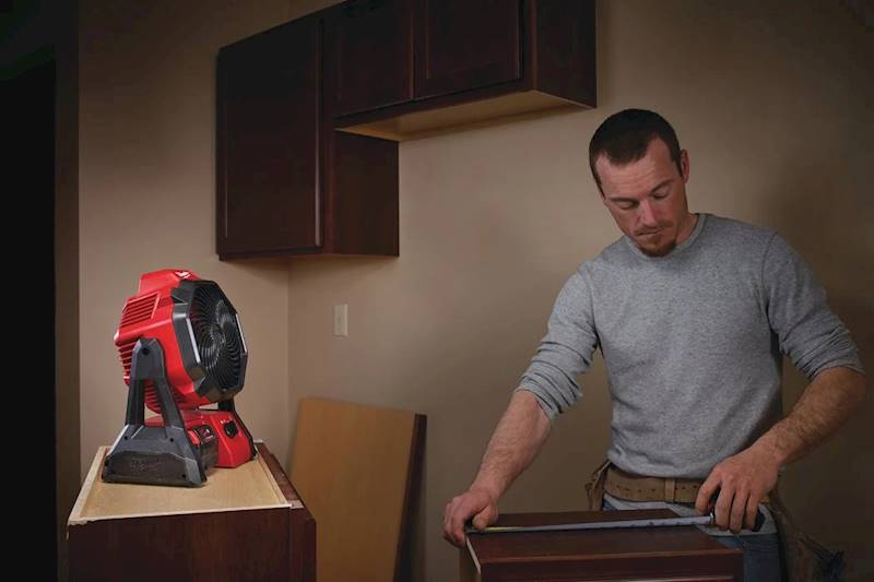 Wentylator przenośny akumulatorowy Milwaukee M18AF-0 - 4933451022