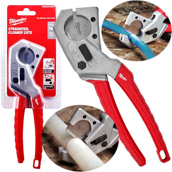 Obcinak nożyce do rur PCV PEX PE PB 25mm Milwaukee - 4932479407