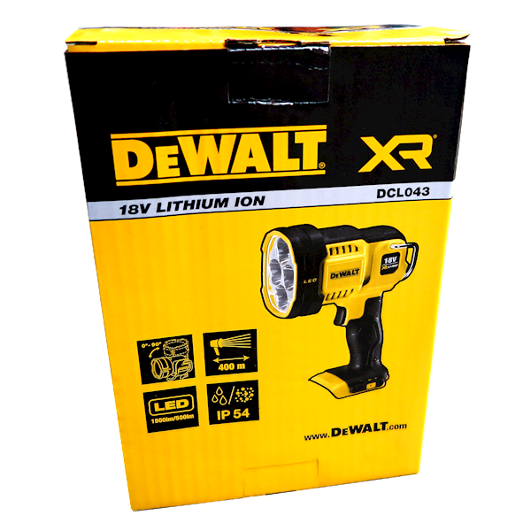 Lampa latarka warsztatowa LED 18V DeWalt DCL043 -XJ   1000lumen