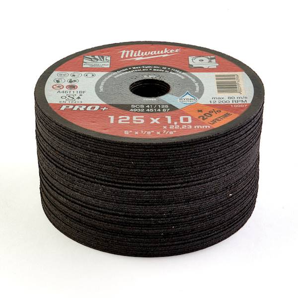 Tarcza tnąca Pro+ INOX 125x1 Milwaukee 4932451487