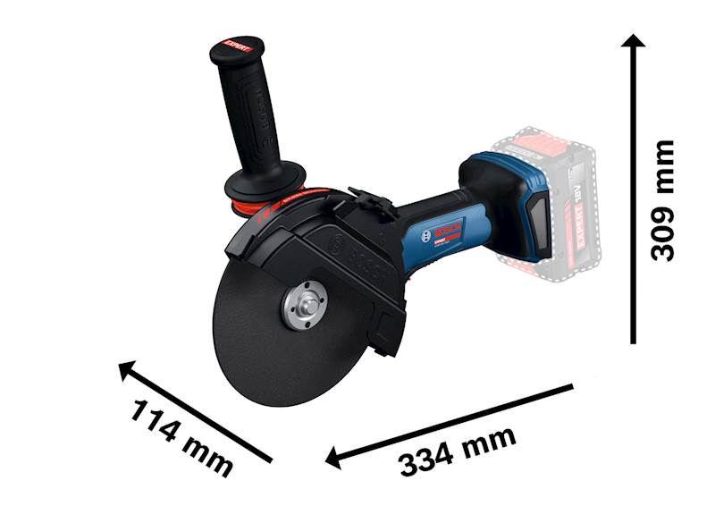 Szlifierka kątowa akumulatorowa BRUSHLESS 180mm BOSCH EXPERT EXWS 18V-180P  06019H6M00