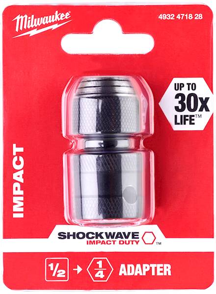 Adapter uchwyt bitów udarowy 1/2 na 1/4 Milwaukee - 4932471828