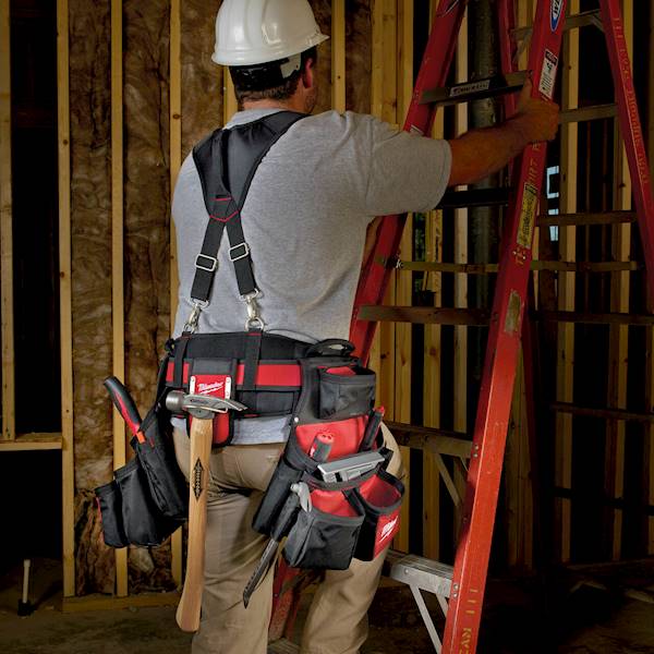 Pas monterski uprząż budowlana szelki Milwaukee - 48228120