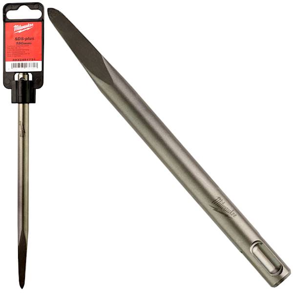 Dłuto cienkie szpicak 180mm SDS-Plus Milwaukee - 4932451731