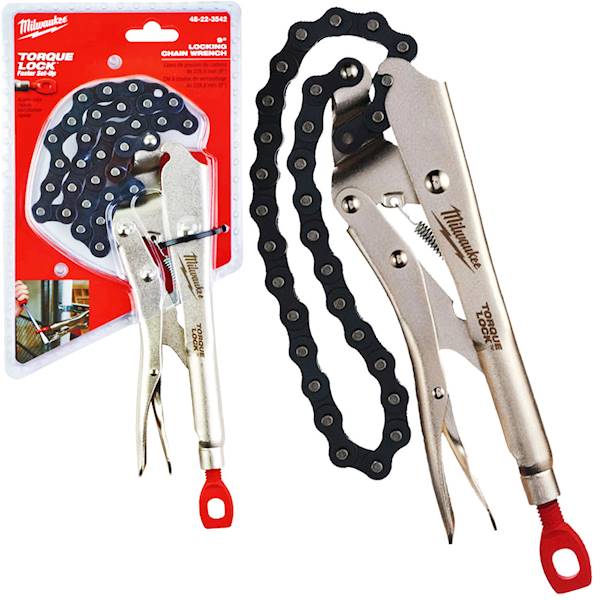 Szczypce klucz łańcuchowy do filtrów rur Milwaukee - 48223542
