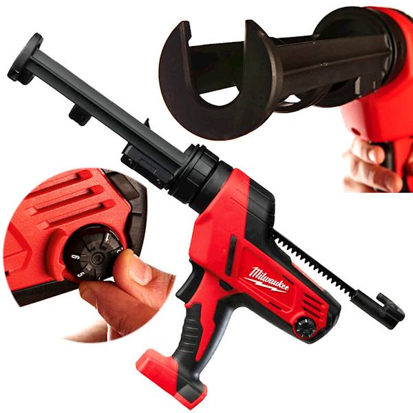 Pistolet do silikonu kleju Milwaukee C18PCG/310C-0   4933459637