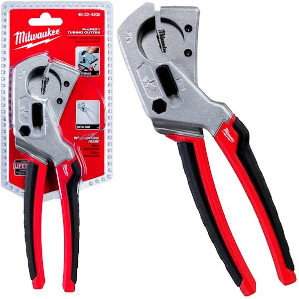 Szczypce obcinak ucinak do rur  PCV PEX PE PB 25mm Milwaukee 48224202