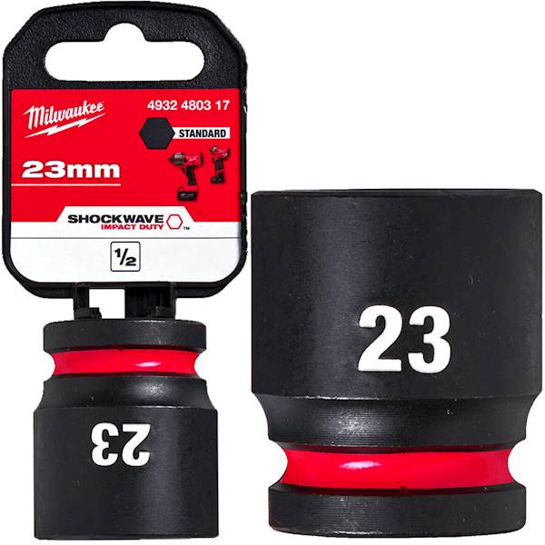 Nasadka udarowa sześciokątna 1/2 Milwaukee 23mm   4932480317