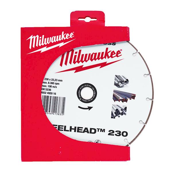 Tarcza diamentowa STAL INOX Milwaukee 230mm   4932492016