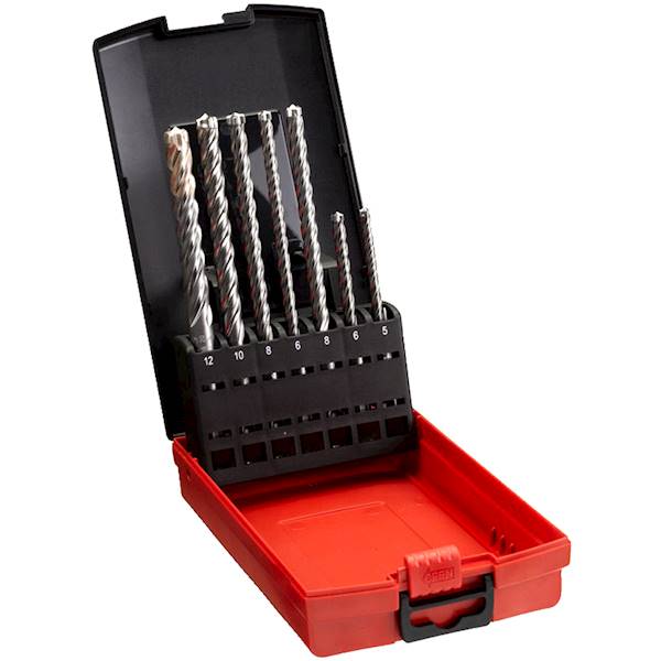 Wiertła zestaw Milwaukee 7szt 5 -12mm SDS+ MX4 - 4932478626