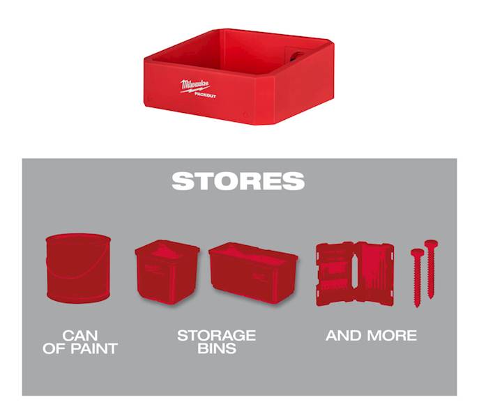 Półka mała 241x254x89mm PACKOUT Milwaukee - 4932480713