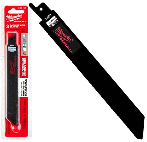 Brzeszczot Cegła Żeliwo Węglik 15cm Milwaukee - 48001420