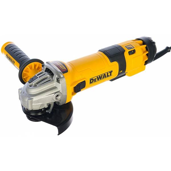 SZLIFIERKA KĄTOWA DeWalt 125mm 1500W Reg. Obr	 DWE4257-QS