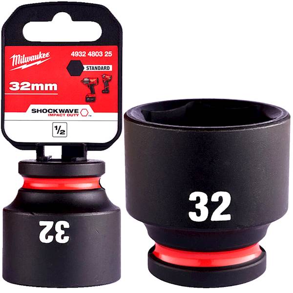 Nasadka udarowa sześciokątna 1/2 Milwaukee 32mm   4932480325