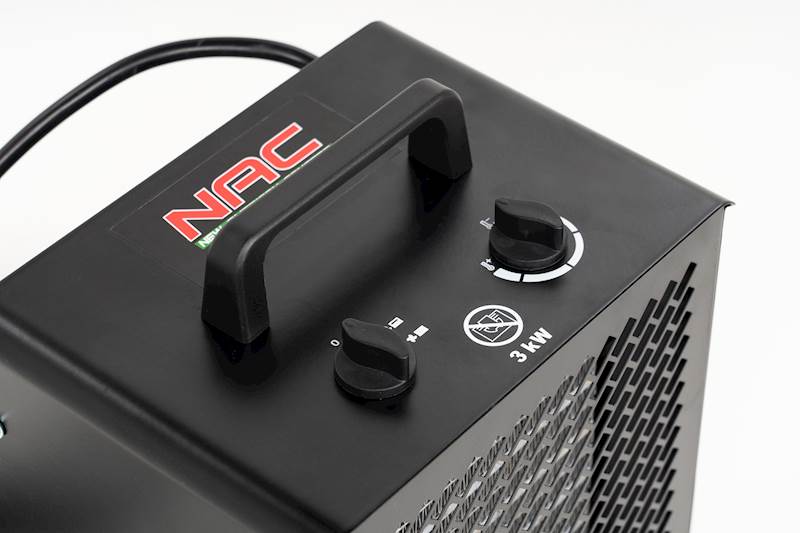 Nagrzewnica elektryczna NAC HE-3K-P-BG 3000W CERAMICZNA PTC Termostat
