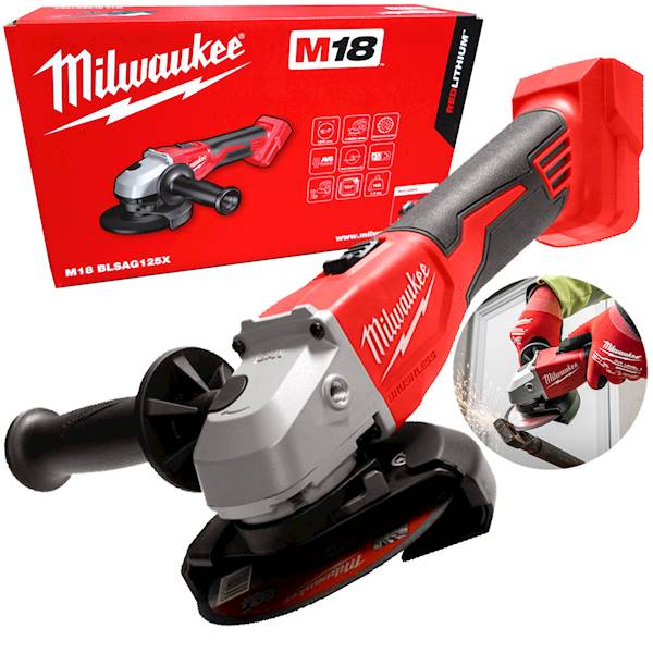 Szlifierka kątowa Milwaukee M18 BLSAG-125X-0 Body 125mm Bezszczotkowa   4933492643