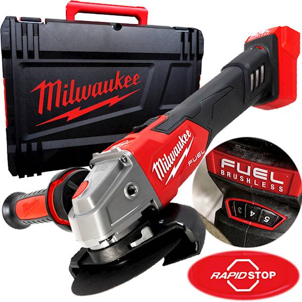 SZLIFIERKA KĄTOWA MILWAUKEE M18 FSAGV125XB REG.OBR