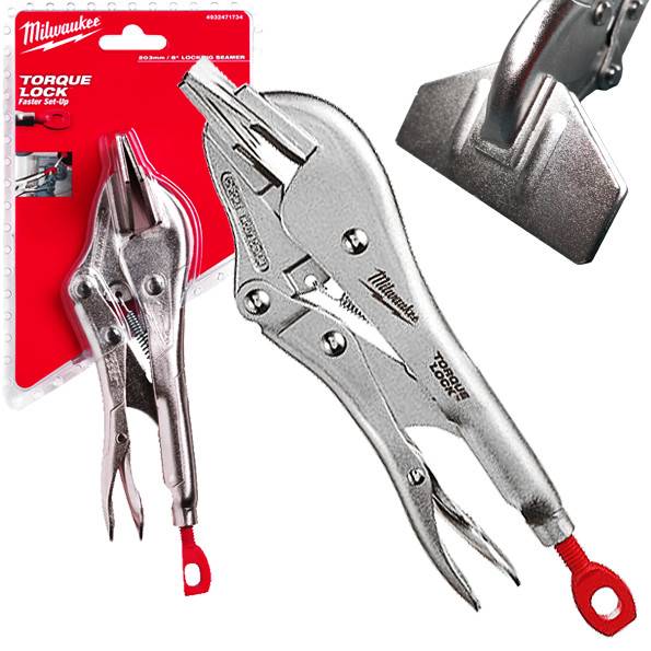 Szczypce zaciskowe do blach MORSE'A Milwaukee 8cm - 4932471734