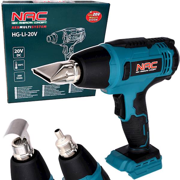 Opalarka akumulatorowa 20V NAC HG-LI-20V 550°C Body