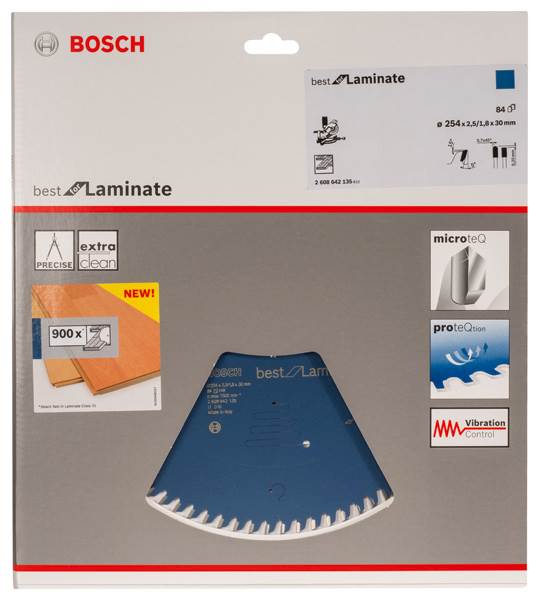 PIŁA TARCZOWA BOSCH SPEC LAMINE O-R 254x30  2608642135