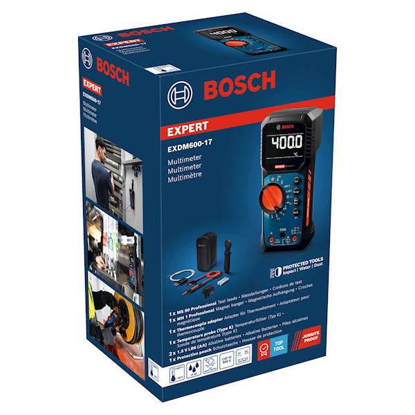 MULTIMETR MIERNIK UNIWERSALNY BOSCH EXPERT EXDM 600-17 0601077200