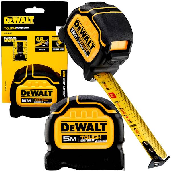 Miara taśma miernicza z MAGNESEM DeWalt 5M   DWHT36917-0