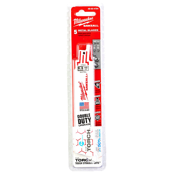 5x brzeszczot TORCH do metalu 150mm/1,4 Milwaukee - 48004784