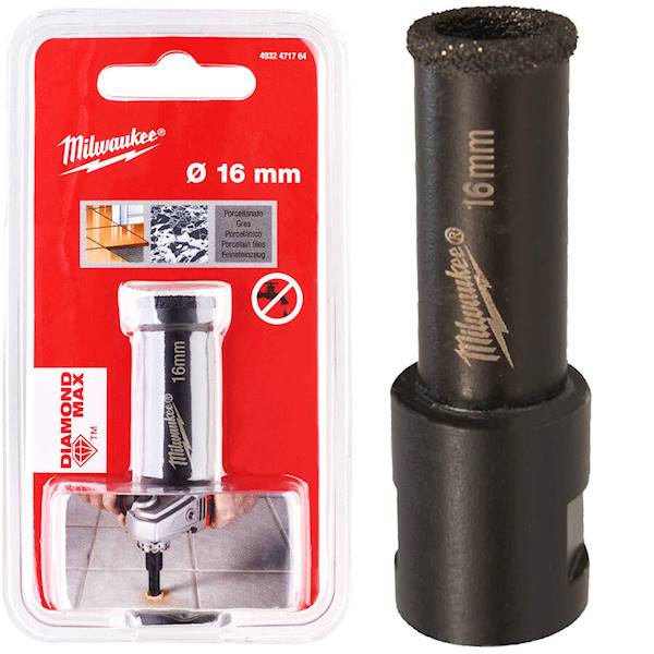 Otwornica diamentowa koronka gres 16mm M14 Milwaukee - 4932471764