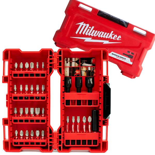 Zestaw bitów 33szt. SHOCKWAVE Milwaukee 4932430905 Udarowe !