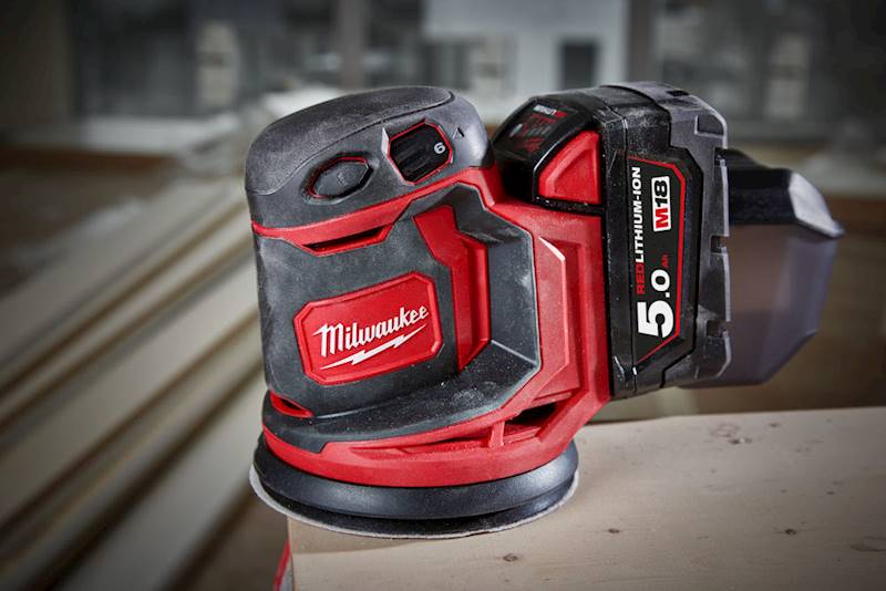Szlifierka Mimośrodowa 125 Milwaukee M18 BOS125-0 - 4933464228