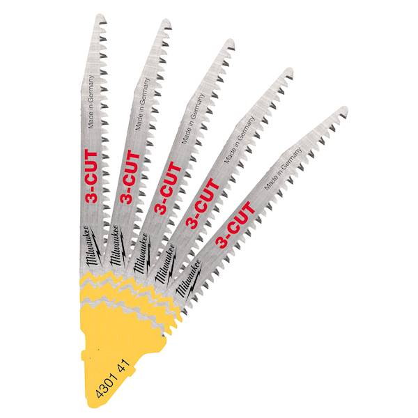 Brzeszczoty do wyrzynarki T Drewno PCV Milwaukee - 4932430141