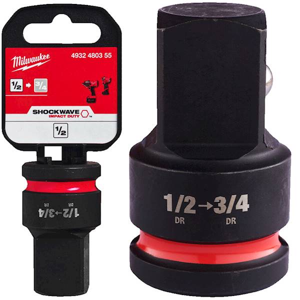 Przelotka adapter redukcja udar z 1/2" na 3/4" Milwaukee   4932480355