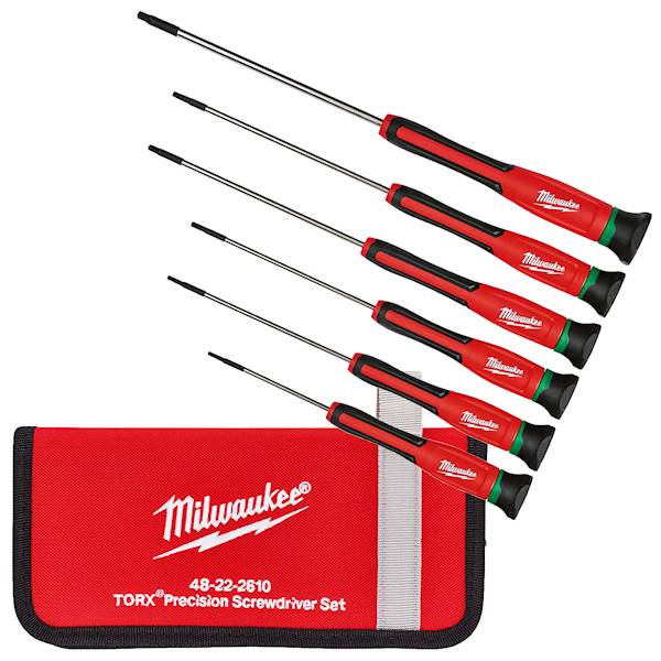 Wkrętaki precyzyjne TORX 6szt. Milwaukee w ETUI - 4932471870