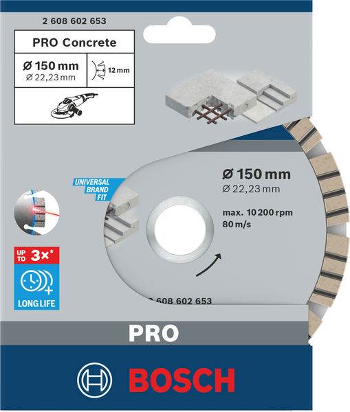 TARCZA DIAMENTOWA BOSCH BETON *** 150/22,23   2608602653