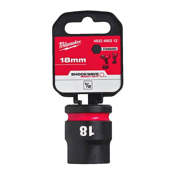 Nasadka udarowa sześciokątna 1/2 Milwaukee 18mm   4932480312