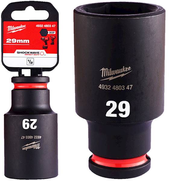 Nasadka udarowa sześciokątna 1/2 Milwaukee 29mm   4932480347