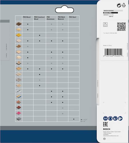 PIŁA TARCZOWA BOSCH OPTILINE 184x2,6x30 Z36 2608640611