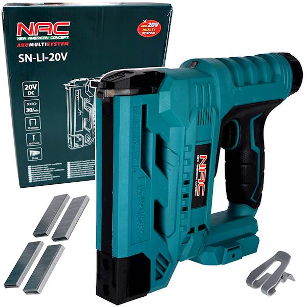 Zszywacz tapicerski gwoździarka akumulatorowy 20V NAC SN-LI-20V Body