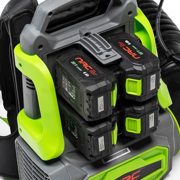 Dmuchawa do liści akumulatorowa NAC BB40-4B40-S PLECAKOWA 4 x 4Ah