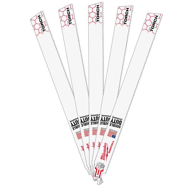 5x brzeszczot TORCH do metalu 300mm 18TPI Milwaukee - 48005789