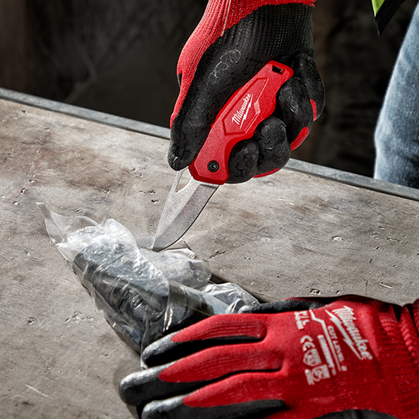 Mały nożyk nóż składany INOX Milwaukee 48221521