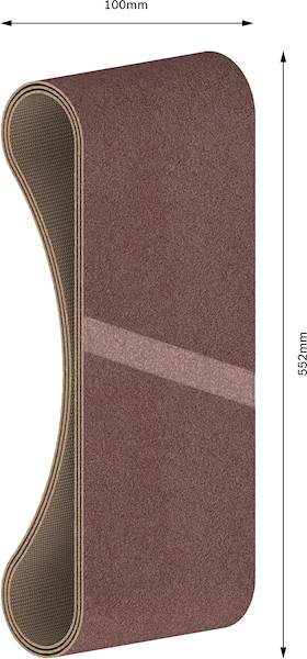 PAS BEZKOŃCOWY 102*552 RED WOOD GR.80 3szt.  BOSCH 2608606163