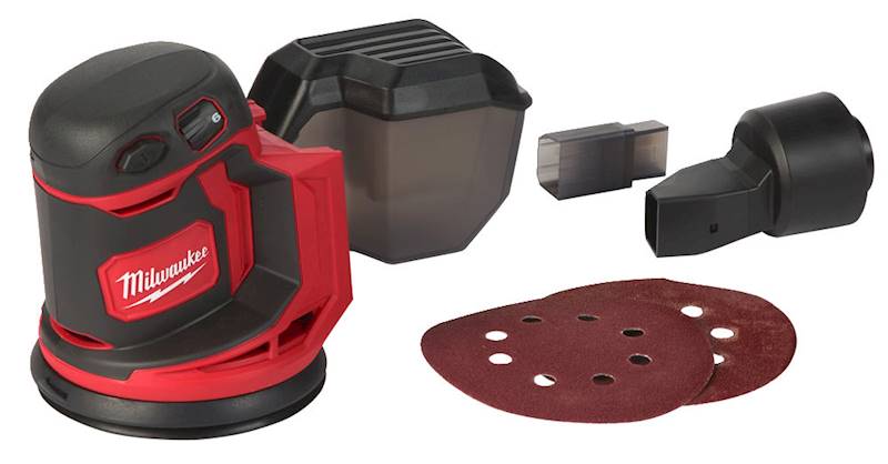 Szlifierka Mimośrodowa 125 Milwaukee M18 BOS125-0 - 4933464228