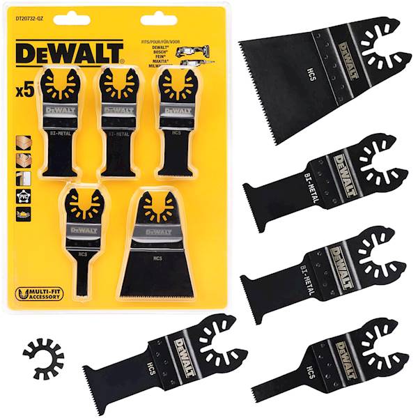Zestaw brzeszczotów Multinarzędzie DeWalt   DT20732-QZ