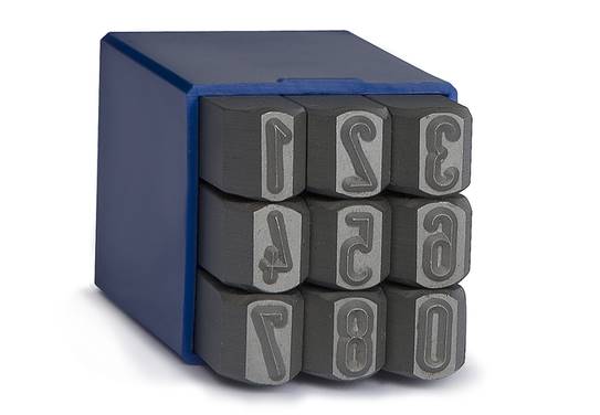 ZNACZNIKI NUMERATORY GRAVUREM NR 100 0-9/2.5 mm