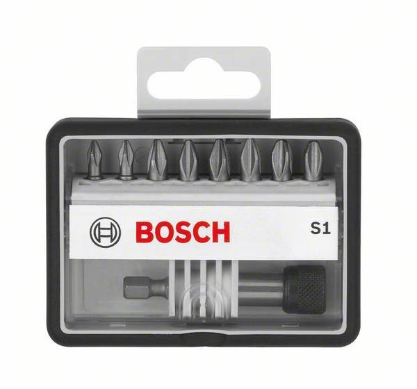ROBUST BITY PZ1,PZ2,PZ3+UCHWYT 9EL. EXTRA HARD  BOSCH 2607002561